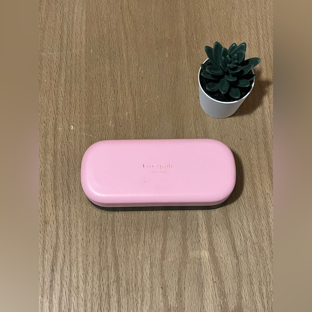 Kate Spade Pink and Green Sunglasses Case